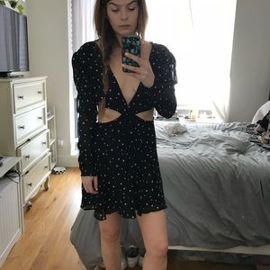 the reformation x 4th and bleecker scotch dress